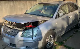 車検切れの車