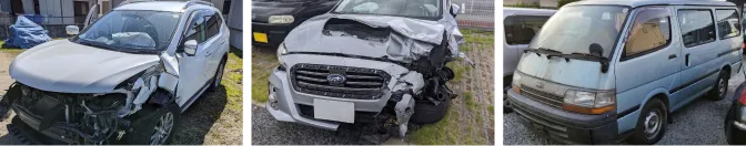 例えばこんな状態の車
