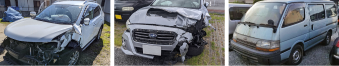 例えばこんな状態の車